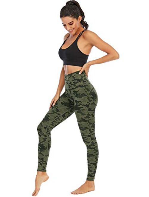 ECHOINE Womens Yoga Legging - Buttery Soft Tummy Control High Waist Workout Pants Sports Legging Tights Full Length