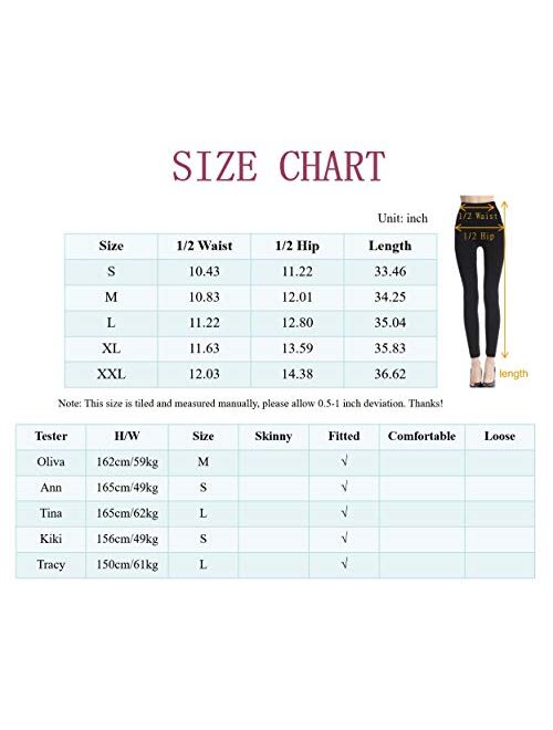 KHAYA Women's Seamless High Waist Slim Compression Full Length Legging