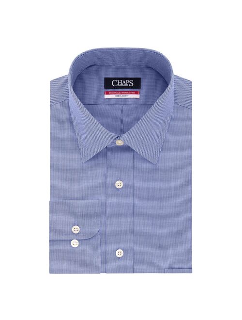 Men's Chaps Essentials Wrinkle Free Regular-Fit Spread Collar Dress Shirt