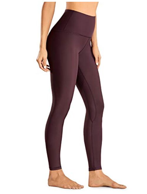 CRZ YOGA Fleece Lined Winter Warm Full Length High Waist Tummy Control Compression Leggings Yoga Pants Workout Tight -28 Inches