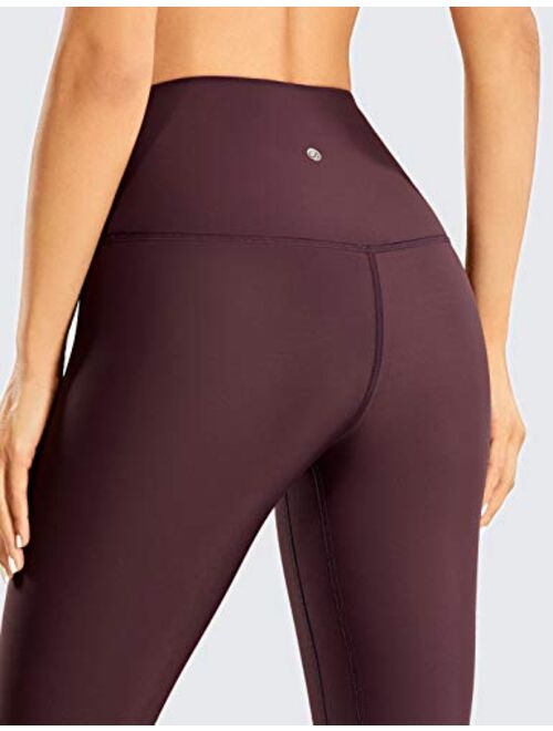 CRZ YOGA Fleece Lined Winter Warm Full Length High Waist Tummy Control Compression Leggings Yoga Pants Workout Tight -28 Inches