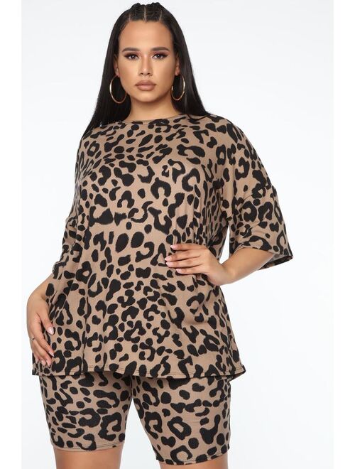 My Soft Spot Leopard Short Set - Leopard