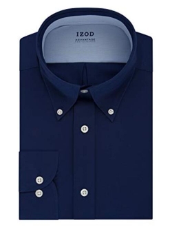 Men's BIG FIT Dress Shirt Stretch Cool FX Cooling Collar Solid (Big and Tall)