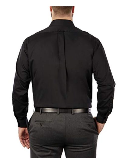 IZOD Men's BIG FIT Dress Shirt Stretch Cool FX Cooling Collar Solid (Big and Tall)