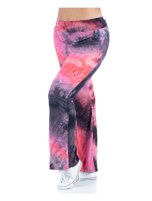 Women's Plus Size Tie Dye Print Sweatpants