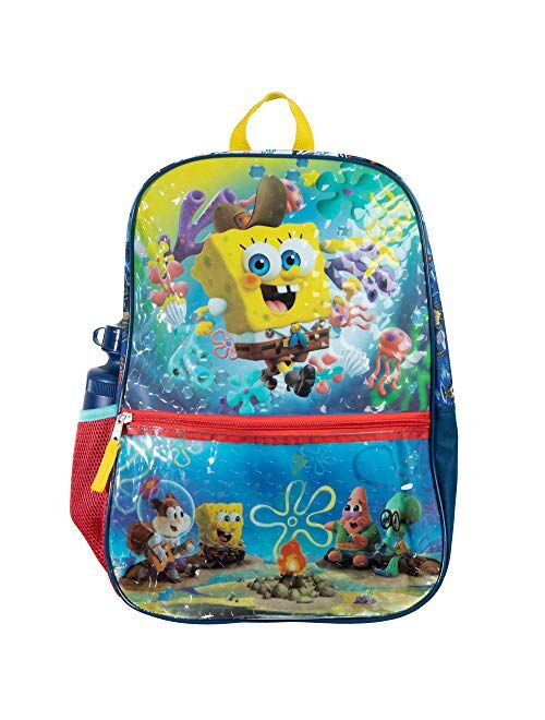 Spongebob Squarepants Kids Cartoon Movie 5-Piece Backpack Set