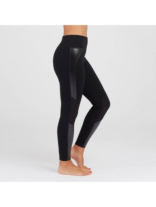 ASSETS by SPANX Women's Moto High Waist Tummy Control Leggings