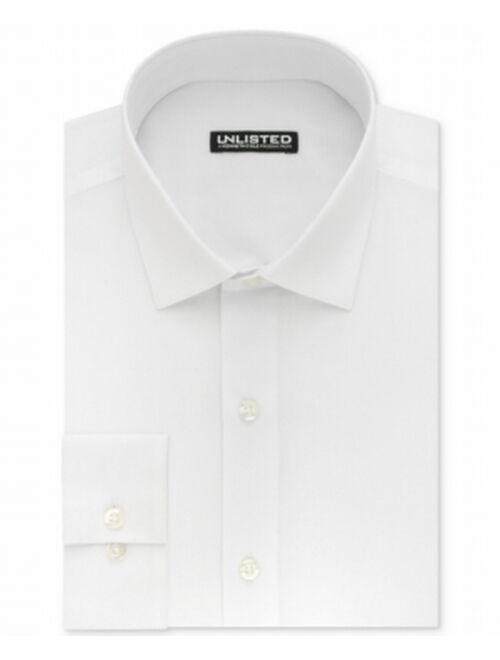 Kenneth Cole Unlisted NEW White Mens Size Large L 16-16 1/2 Dress Shirt
