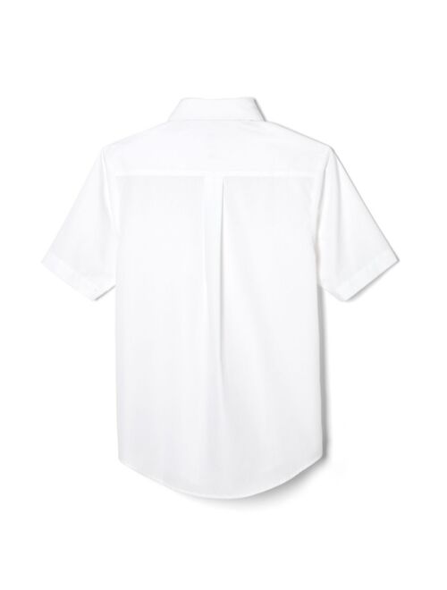 French Toast Husky Boys Short Sleeve Dress Shirt with Expandable Collar