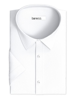 Men's Slim-Fit Performance Stretch Textured Geo Dress Shirt, Created for Macy's