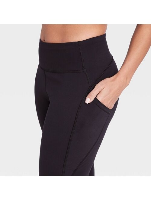 Women's Contour Curvy High-Waisted Straight Leg Pants with Power Waist - All in Motion