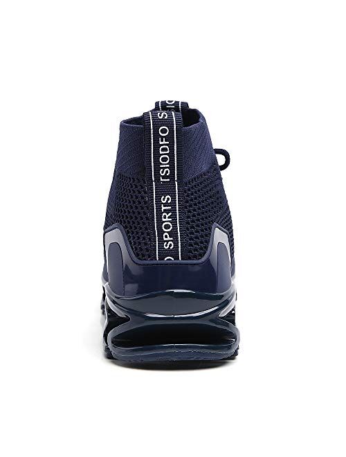 TSIODFO Men Sport Running Sneakers Athletic Walking Tennis Shoes