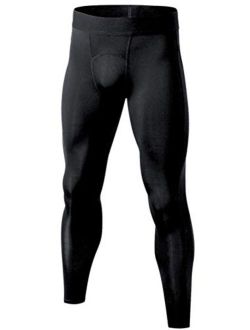 Men's Thermal Compression Pants Athletic Sports Leggings Running Tights Cold Weather Winter Warm Base Layer Bottom