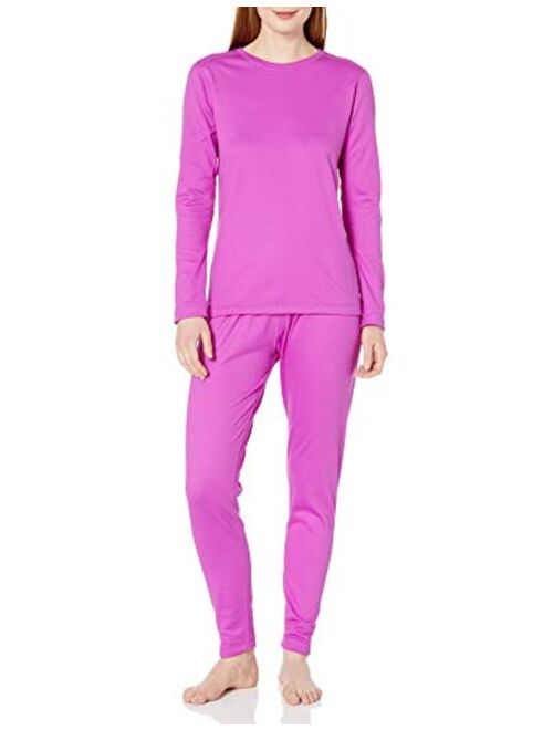 Fruit of the Loom Women's Fleece Lined Thermal Underwear Set