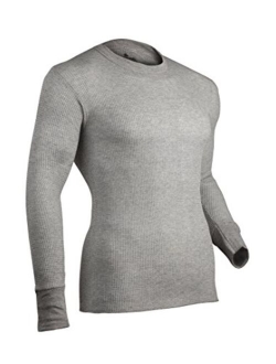 Men's Cotton Waffle Knit Heavyweight Thermal Underwear Top