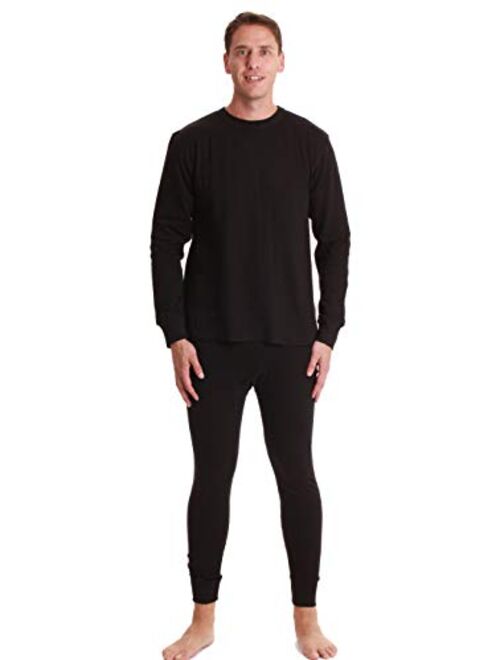 #followme Double Layer Thermal Underwear Set for Men Heavy Weight Long Johns