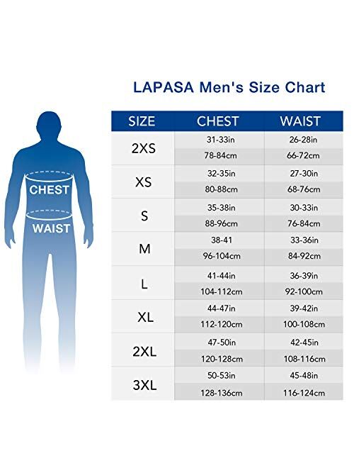 LAPASA Men's Ultra Heavyweight Thermal Underwear Double Layer Long John Set Fleece Lined Base Layer Top and Bottom M63