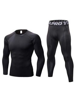 Long Underwear Mens Thermals Base Layer Men Cold Weather Gear Long Johns for Winter Cycling Running Hunting