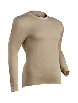 Men's Military Weight Fleeced Polyester Thermal Underwear Top