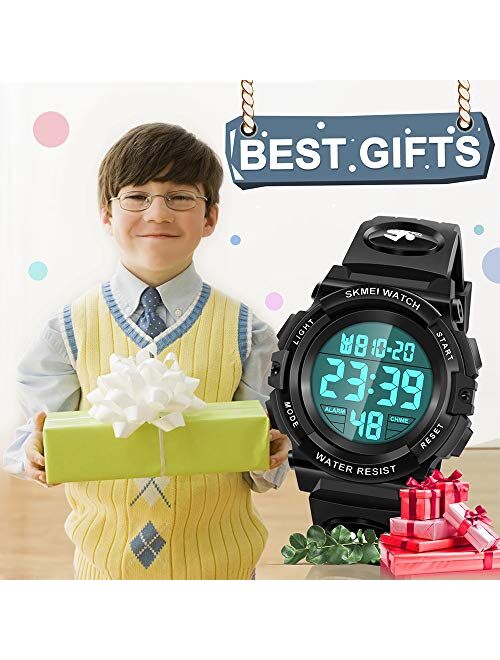 Dodosky LED Multifunctional Waterproof Watch for Kids - Kids Gifts