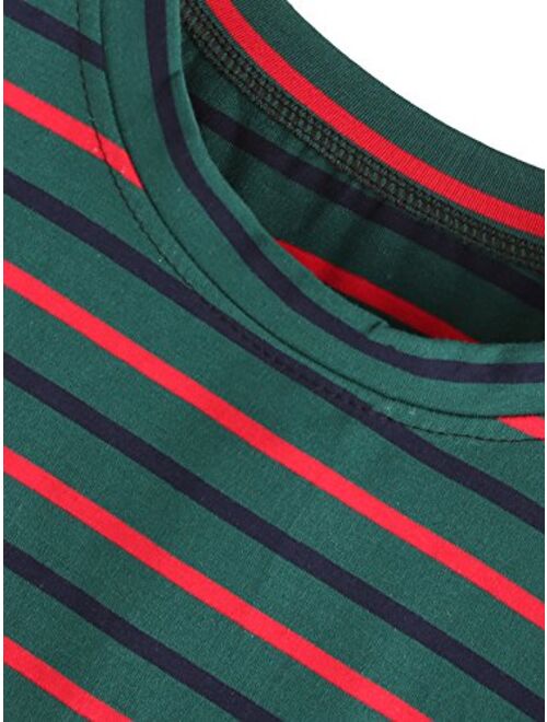 SweatyRocks Women's Tie Dye Round Neck Slim Fit Short Sleeve Crop Top T-Shirt