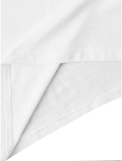 SweatyRocks Women's Casual Eyelet Short Sleeve Solid T-Shirt Blouse Tops