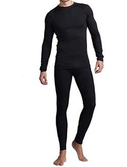Mens Thermal Underwear Set, Fleece Long Johns for Men Extreme Cold Winter