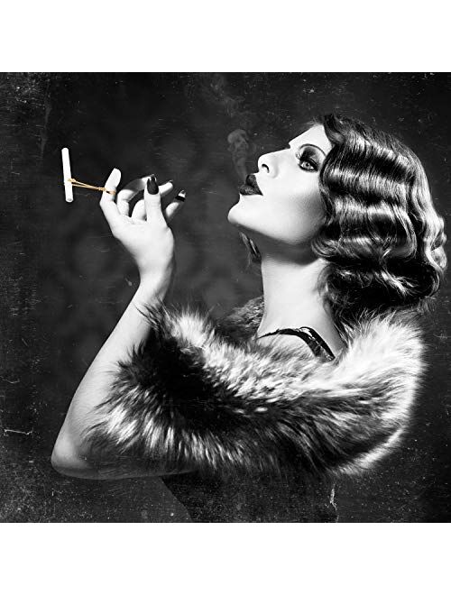 2 Pieces Holder Ring, Finger Holder Ring, Elegant Holder Ring, Lady Smoker Holder Ring, Cigarette Holder Ring For Women & Men (0.67 Inch)