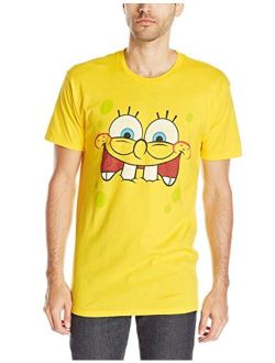 SpongeBob Squarepants Men's Spongebob Excited Face T-Shirt