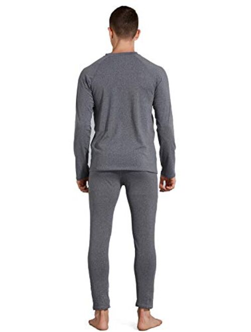 Thermal Underwear Set for Men Sport Soft Compression Fleece Base Layer Men Cold Weather Ski Shirt Long Johns for Men