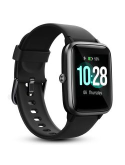 2021 Newest Smart Watch for Android and iOS Phones, Fitness Tracker Health Tracker Heart Rate Monitor Sleep Tracker, IP68 Waterproof Smartwatch for Women Men Kids