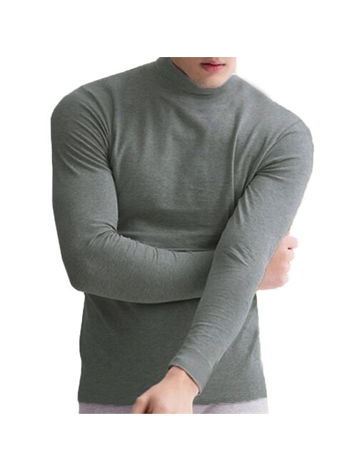 Men's Long Sleeve Thermal Underwear Basic Tops