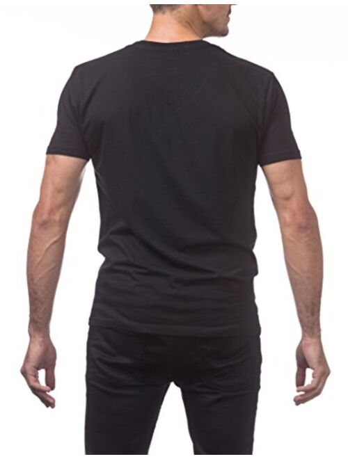 Pro Club Men's Lightweight Ringspun Cotton Short Sleeve V-Neck T-Shirt