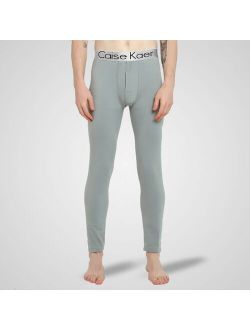 COUTEXYI Winter Men Warmer Thermal Long Johns Pants Cotton Bottoms Underwear