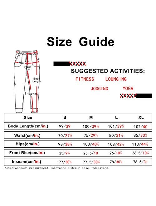 icyzone Women's Active Joggers Sweatpants - Athletic Yoga Lounge Pants with Pockets