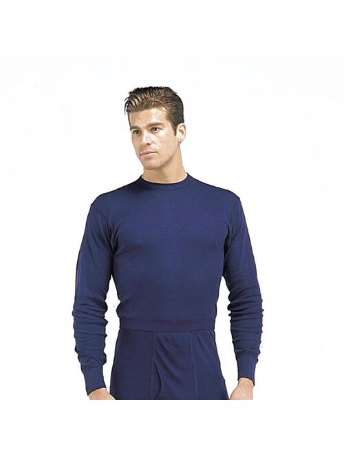 Indera Blue Polypropylene Thermal Long Underwear Tops, Shirts