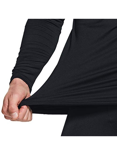 ATHLIO Men's Thermal Compression Pants & Shirts, Microfiber Soft Warm Base Layer, Winter Cold Weather Top & Bottom Set