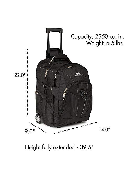 High Sierra Xbt-Business Rolling Backpack
