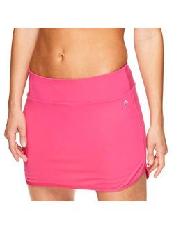 HEAD Women's Athletic Tennis Skirt with Ball Pocket - Workout Golf Exercise & Running Skort