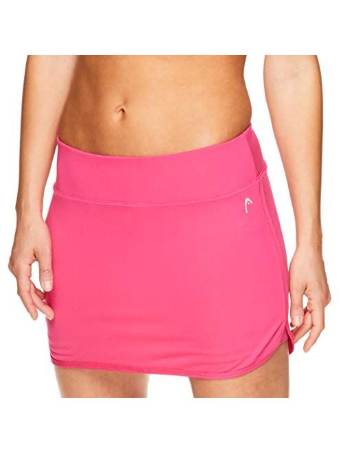 HEAD Women's Athletic Tennis Skirt with Ball Pocket - Workout Golf Exercise & Running Skort