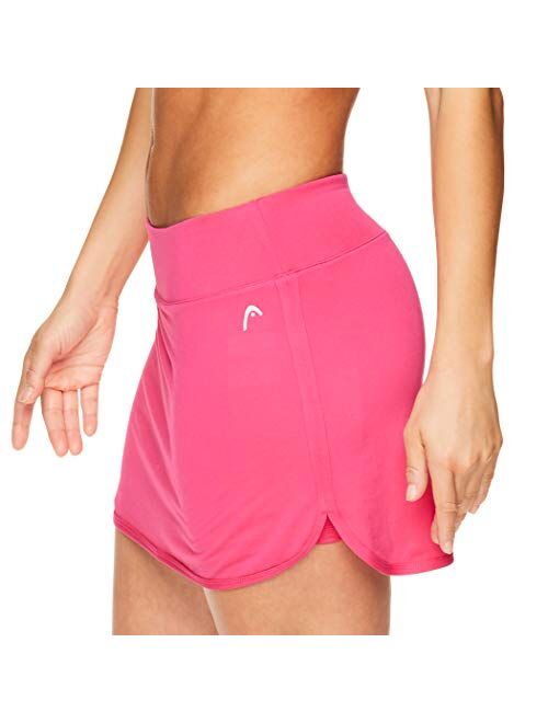 HEAD Women's Athletic Tennis Skirt with Ball Pocket - Workout Golf Exercise & Running Skort