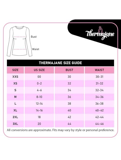 Thermajane Thermal Shirts for Women Long Sleeve Winter Tops Thermal Undershirt for Women
