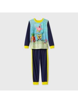 Boys' SpongeBob SquarePants 2pc Pajama Set - Blue