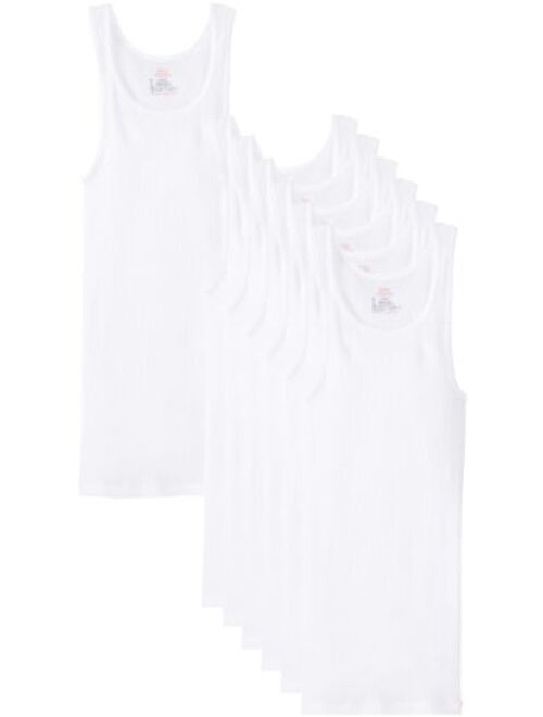 Hanes Ultimate Men's 7-Pack ComfortSoft Tank A-Shirt