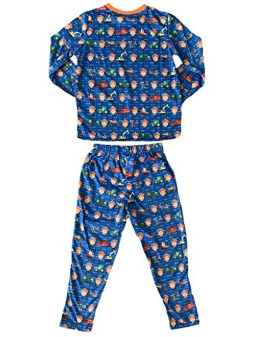 Blippi Polyester Pajama Set For Boys
