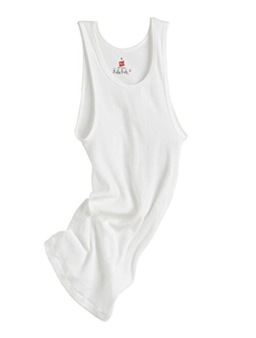 Hanes Mens 5 Pack Cotton Tank A-Shirt Undershirts - 372P5