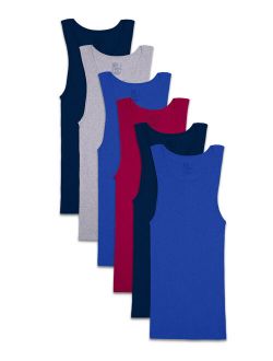 Men's Assorted A-Shirts, 6 Pack