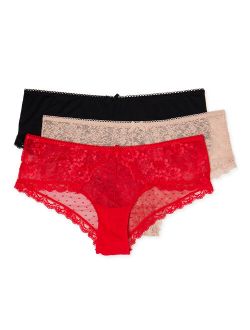 Buy Secret Treasures Women's Cheeky Panties, 3-Pack online
