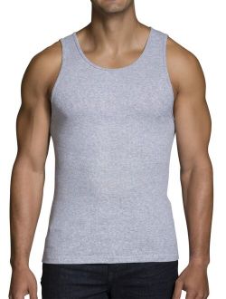 Men`s Basic A Shirts, 2XL, Black/Grey