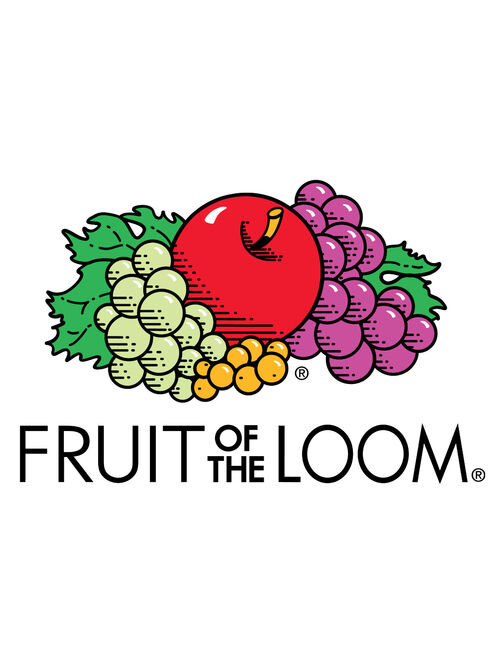 Fruit of The Loom Men`s Basic A Shirts, 2XL, Black/Grey